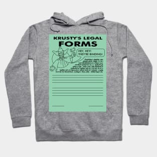 Krusty's Legal Forms Hoodie